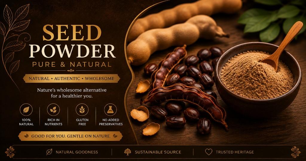 Tamarind seed powder processed in Sukma — Chhattisgarh tamarind by-product